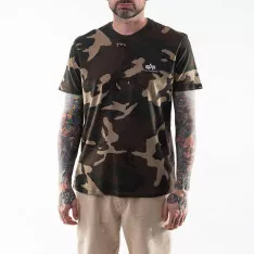 Тениска Alpha Industries Basic T Small Logo Camo 188505C 408 - ketsovete.bg Тениска Alpha Industries Basic T Small Logo Camo 188505C 408
